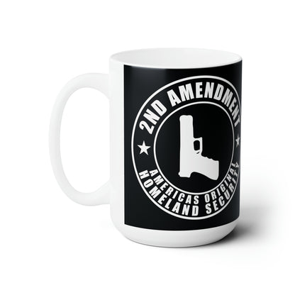 Mug, Second Amendment, coffee or tea, 15oz., one each