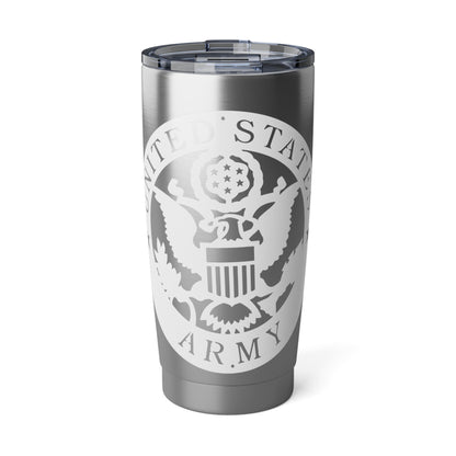 Tumbler, US Army (white), coffee or tea, 20oz., one each