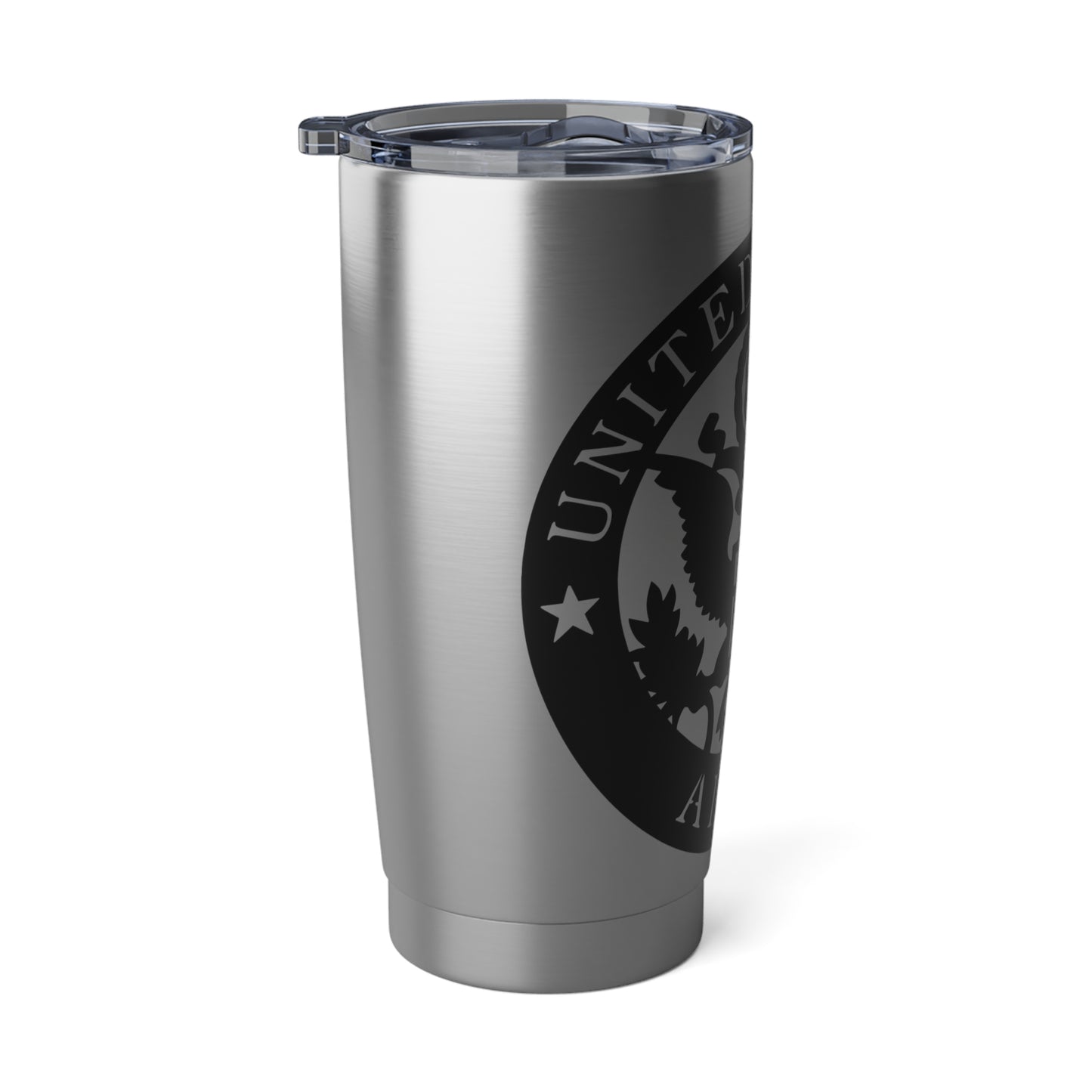 Tumbler, US Army (black), coffee or tea, 20oz., one each