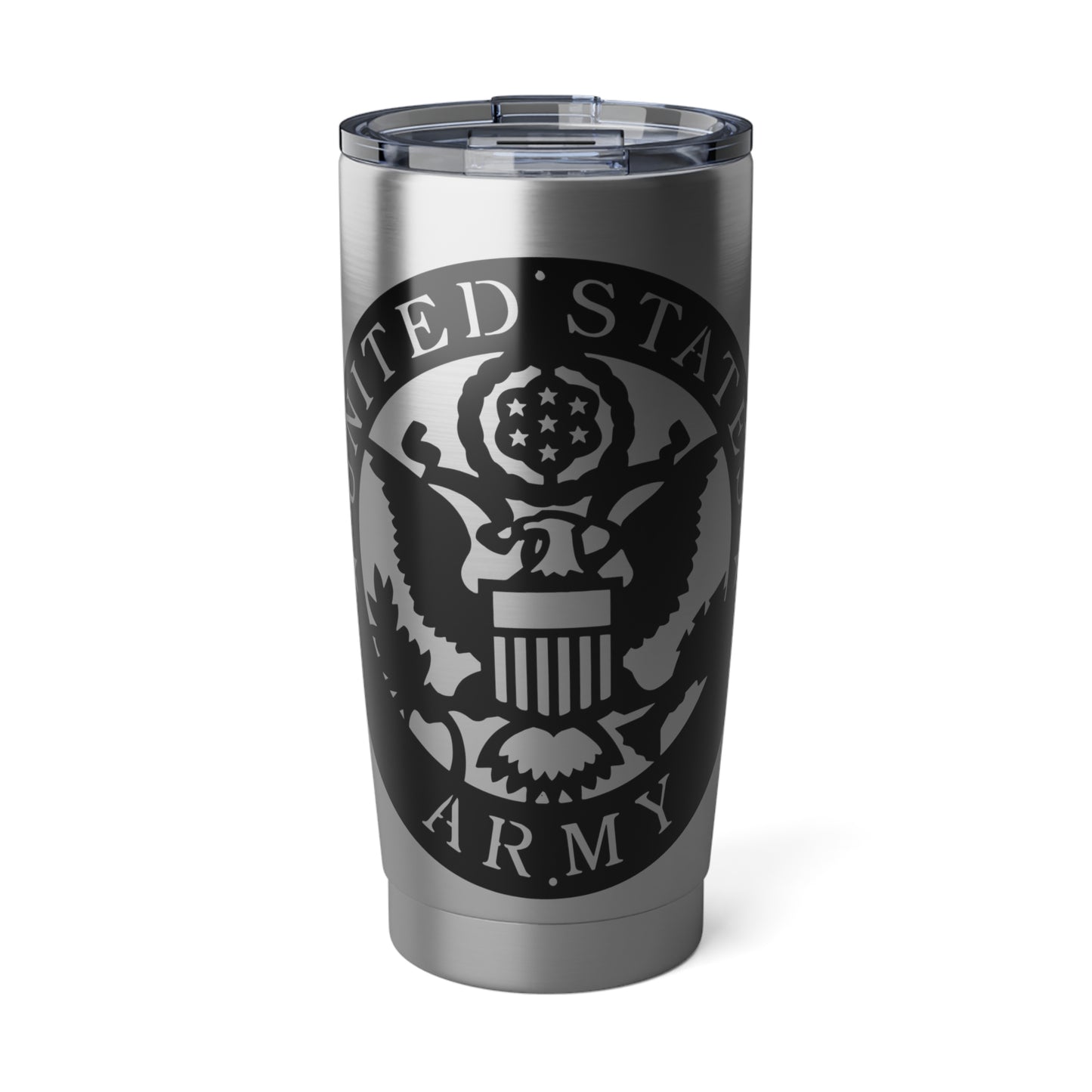 Tumbler, US Army (black), coffee or tea, 20oz., one each