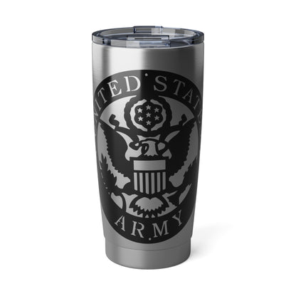 Tumbler, US Army (black), coffee or tea, 20oz., one each