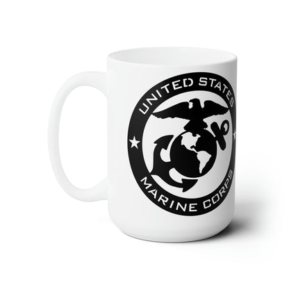 Mug, USMC, coffee or tea, 15oz., one each