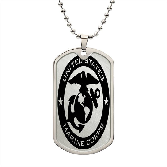 USMC Service commemeration dog tags