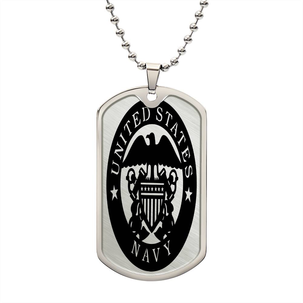 US Navy Commemeration service dog tags