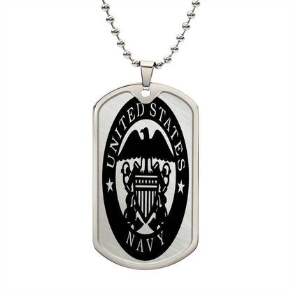 US Navy Commemeration service dog tags