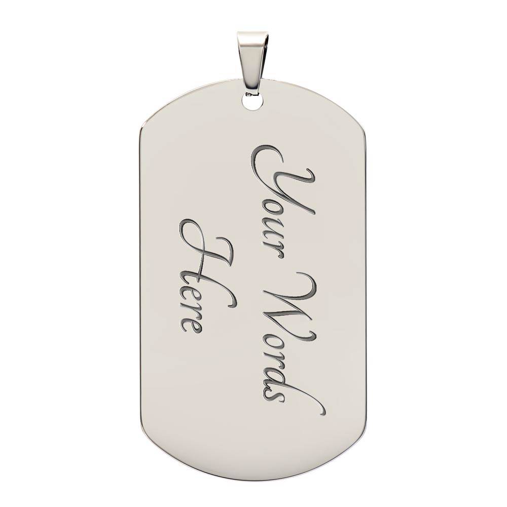 US Navy Commemeration service dog tags