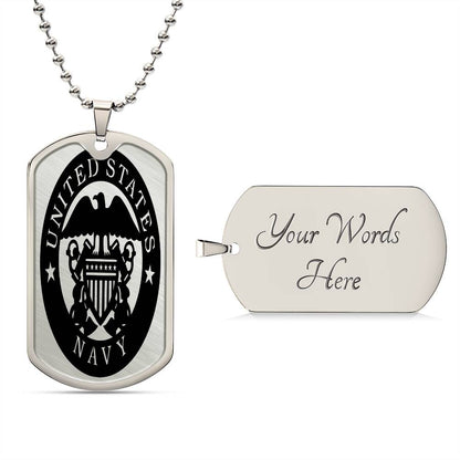 US Navy Commemeration service dog tags