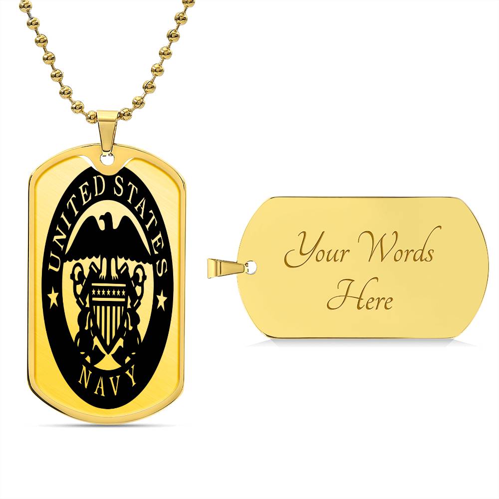 US Navy Commemeration service dog tags